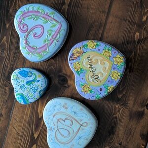 Brighton heart tins Lot Of 4